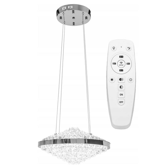 Lampa sufitowa żyrandol kryształowy glamour LED
