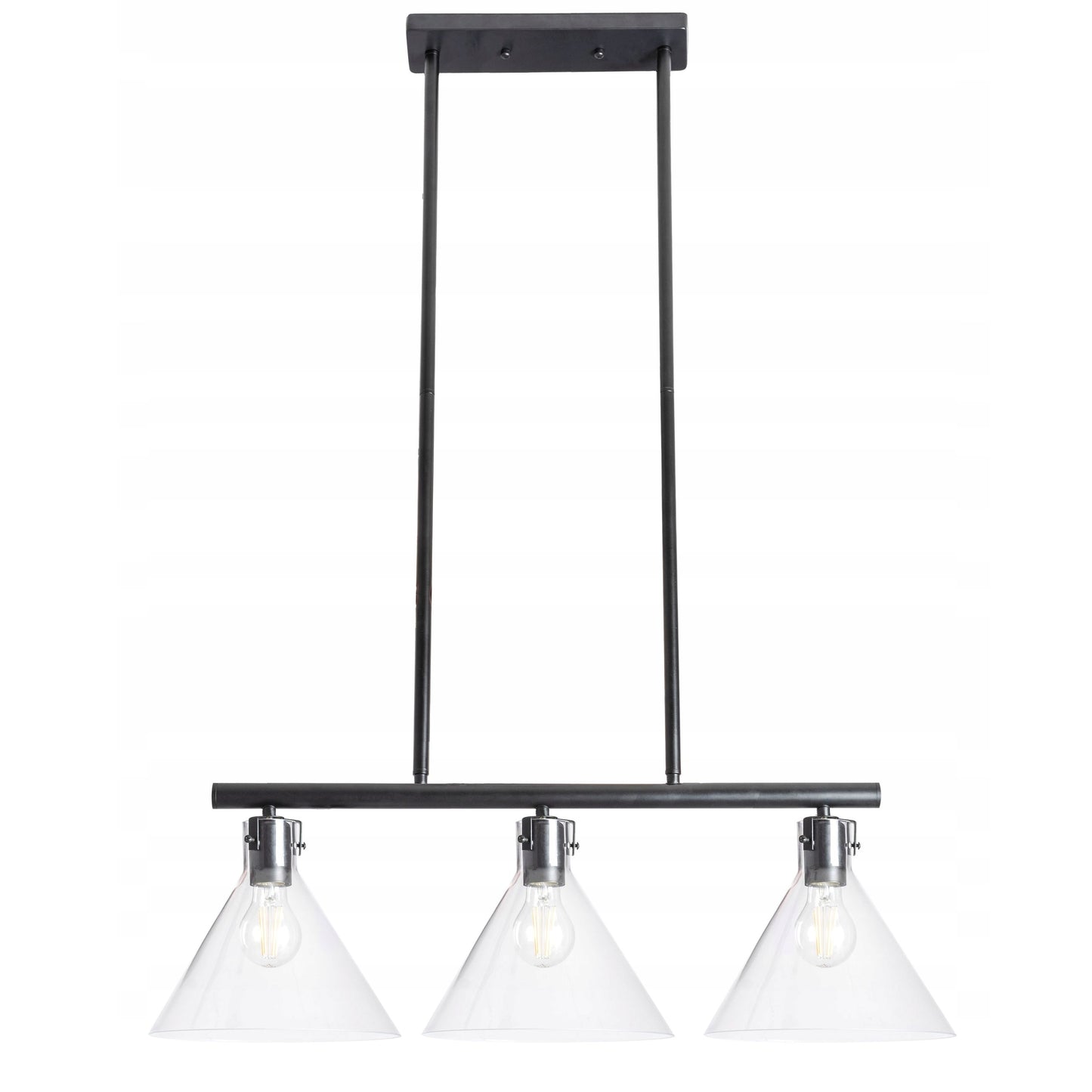 Lampa sufitowa APP318 szklana metalowa żyrandol