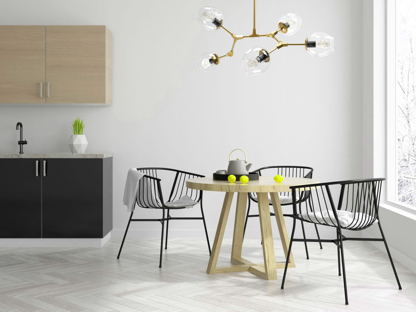 Lampa sufitowa APP506 żyrandol szklane kule złota