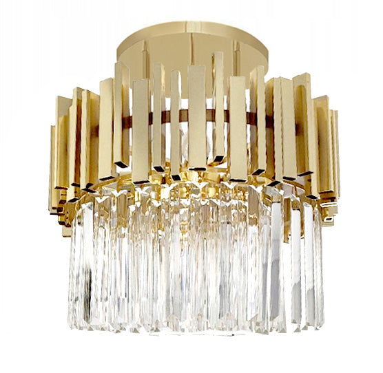 Lampa APP1100 złota sufitowa plafon kryształowy