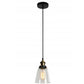 Lampa VERTO D TR sufitowa wisząca metalowa szklana