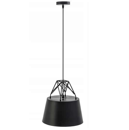Lampa APP422 czarna sufitowa wisząca loft metalowa