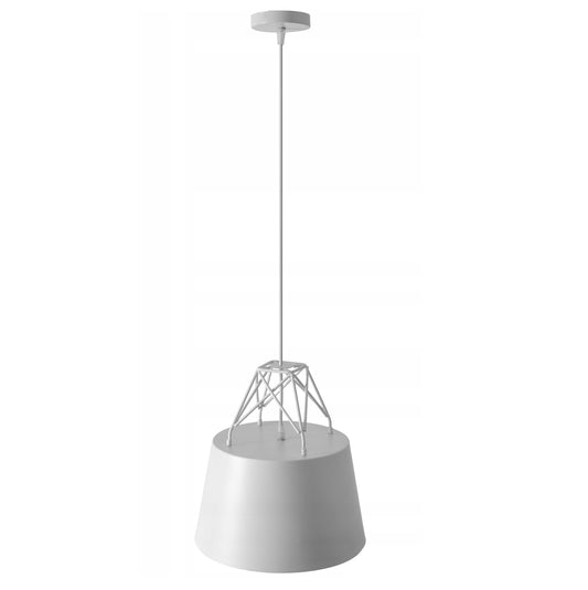 Lampa APP423 biała sufitowa wisząca loft metalowa