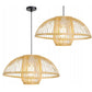 Lampa APP887 naturalna pleciona bambusowa boho