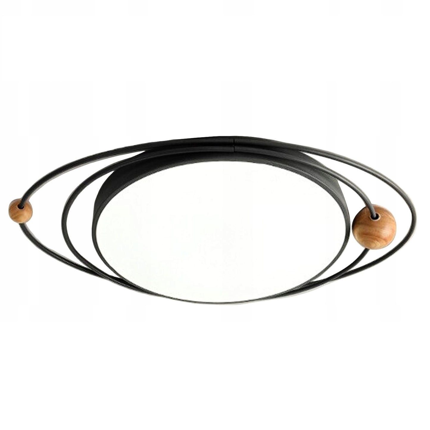 Lampa APP870 GALAXY sufitowa plafon czarny 60x40