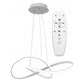 Lampa APP396 sufitowa LED żyrandol BIAŁA + pilot