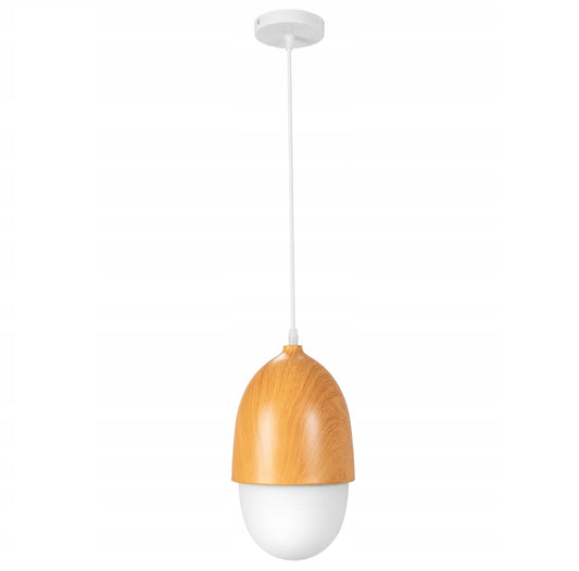Lampa APP952 sufitowa wisząca szklana orzeszek