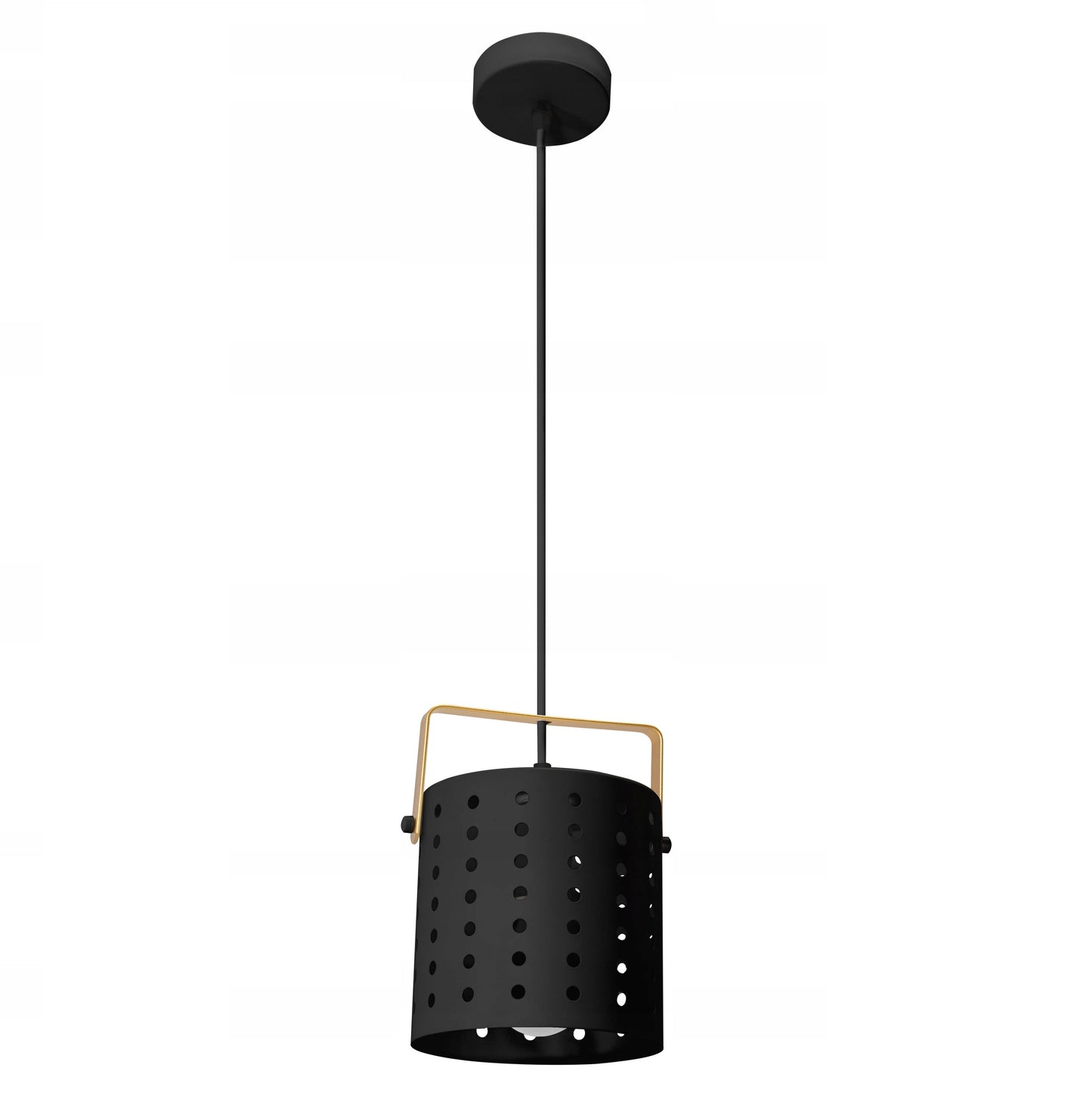 Lampa APP956 sufitowa wisząca czarna ażurowa loft