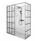 Kabina REA BLER-1 110x190 prysznicowa czarna Walk-in 8