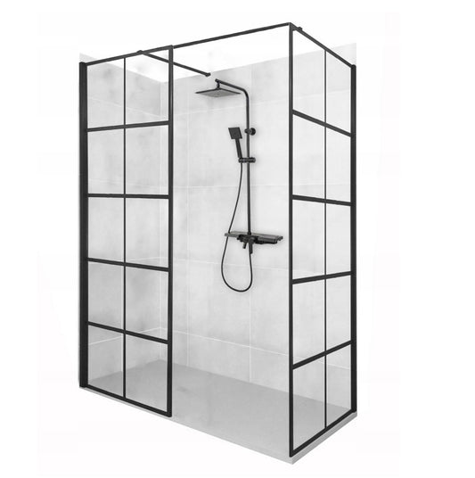 Kabina REA BLER-1 80x180 prysznicowa kratka Walk-in 8