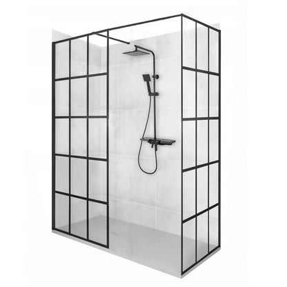 Kabina REA BLER-1 100x190 prysznicowa kratka Walk-in 8