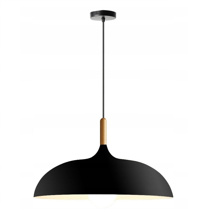 Lampa ANZO 45 czarna sufitowa wisząca metalowa