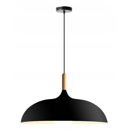 Lampa ANZO 45 czarna sufitowa wisząca metalowa