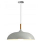 Lampa sufitowa wisząca ANZO 45 szara metalowa duża