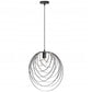Lampa sufitowa wisząca APP426 czarna loft okręgi