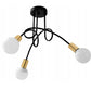 Lampa sufitowa żyrandol APP517 czarna złota 3