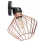 Kinkiet lampa ścienna APP534 metalowa loft złota