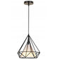 Lampa sufitowa wisząca BELLO APP010 loftowa czarna