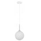 Lampa CARY 20 sufitowa szklana mleczna kula