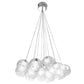Lampa sufitowa żyrandol APP561 szklana 13 kloszy