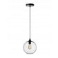 Lampa sufitowa wisząca APP311 Loft kula szklana