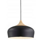 Lampa sufitowa wisząca BARI czarna metalowa loft
