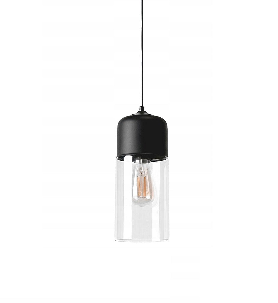 Lampa ZENIT B sufitowa wisząca metalowa szklana