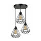 Lampa sufitowa żyrandol RENO 180986A loft czarna