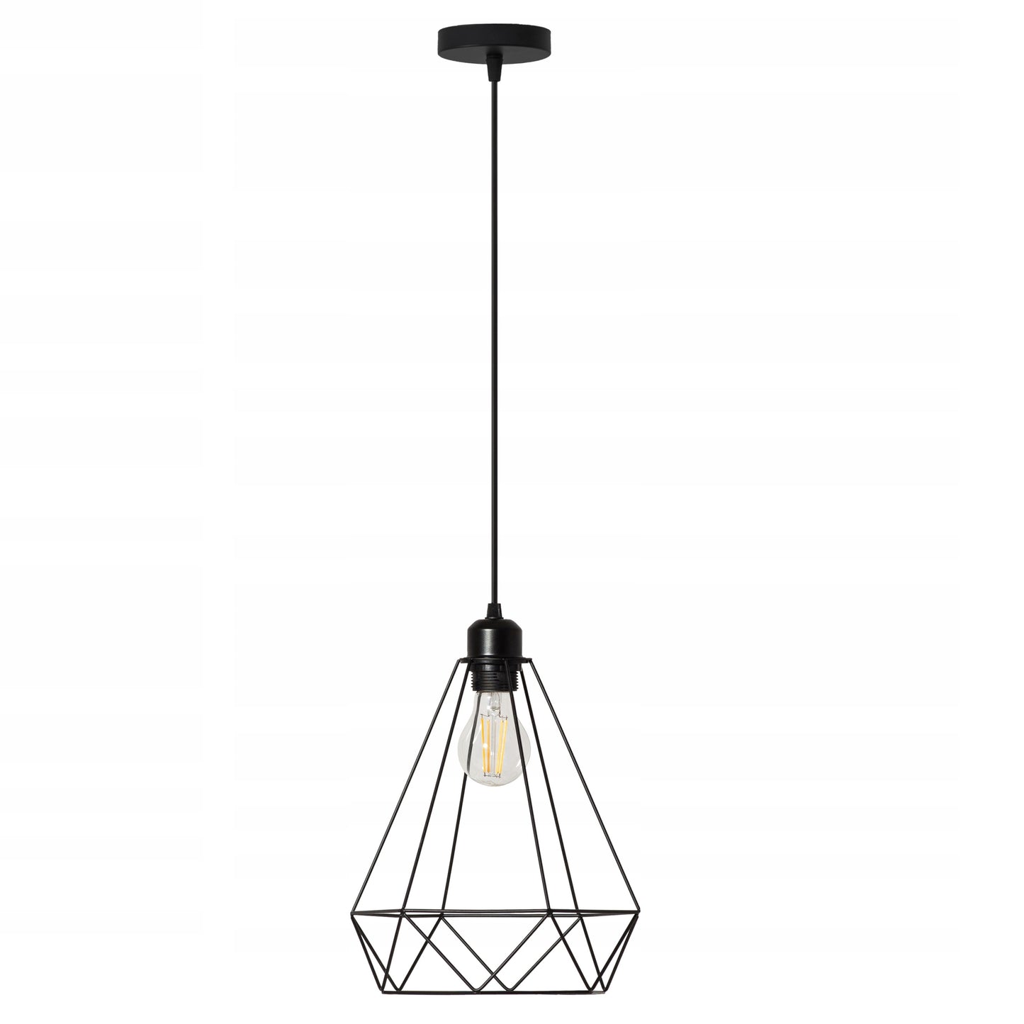 Lampa RENO 180986 sufitowa wisząca loftowa czarna