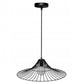 Lampa sufitowa wisząca APP500 czarna loft ażurowa
