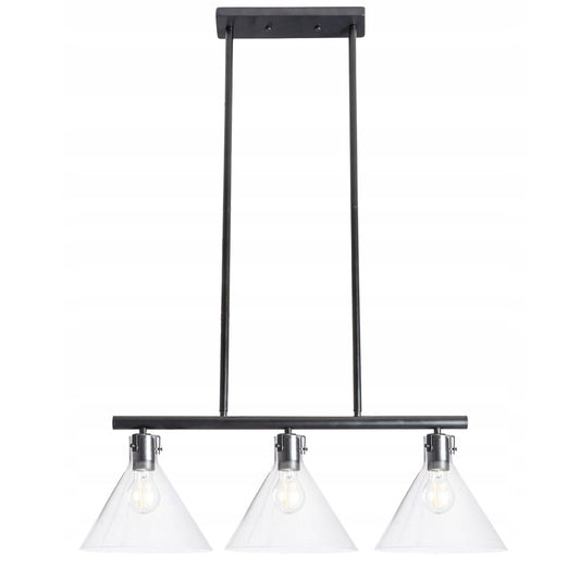 Lampa sufitowa APP318 szklana metalowa żyrandol