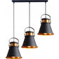 Lampa ASTI AA sufitowa żyrandol złota retro czarna
