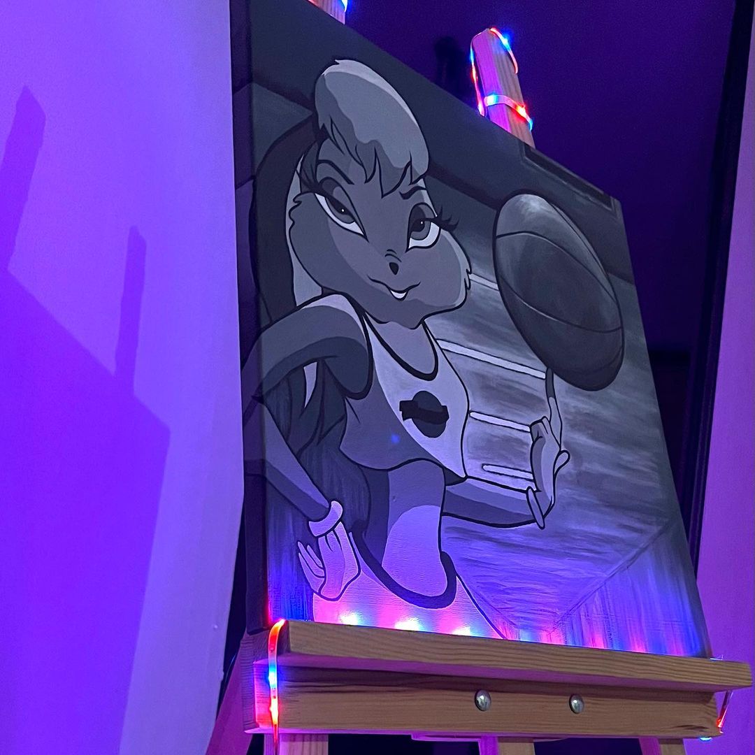 Obraz 50x50 "Żadnych lalek na boisku!» HANDMADE