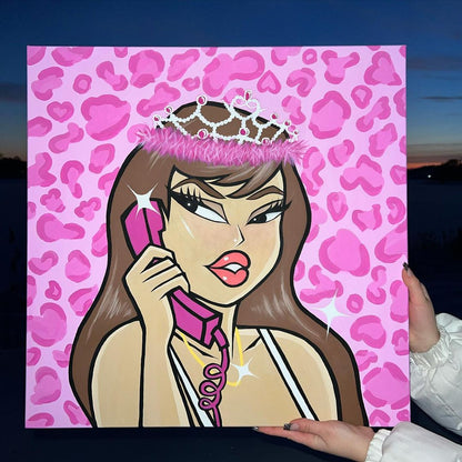 Obraz 60x60 "Money’s calling" Handmade