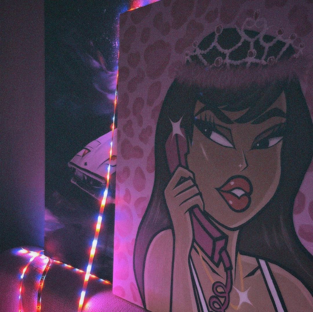 Obraz 60x60 "Money’s calling" Handmade