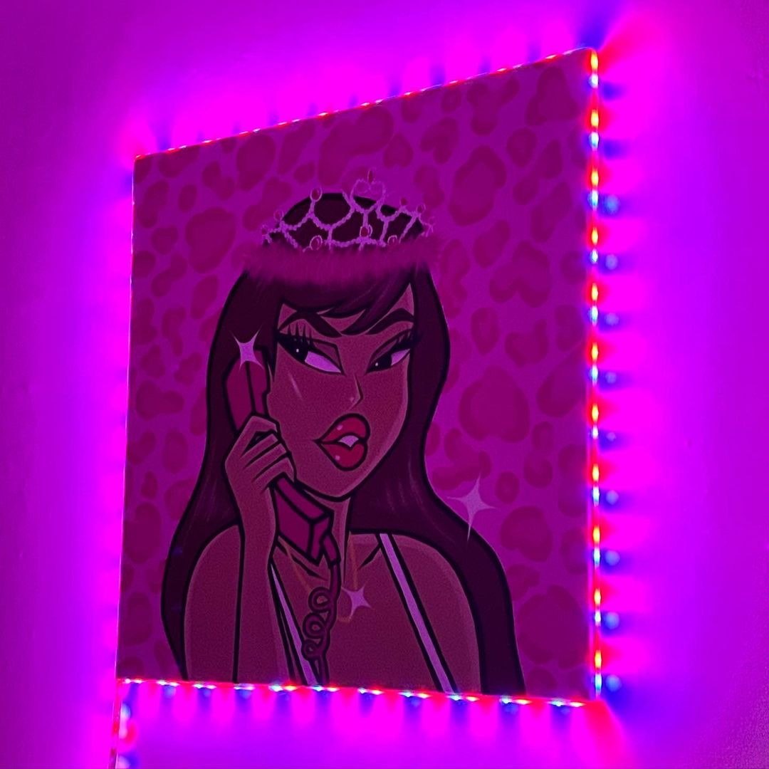 Obraz 60x60 "Money’s calling" Handmade