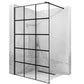 Ścianka REA BLER-1 100 prysznicowa czarna Walk-in 8 mm